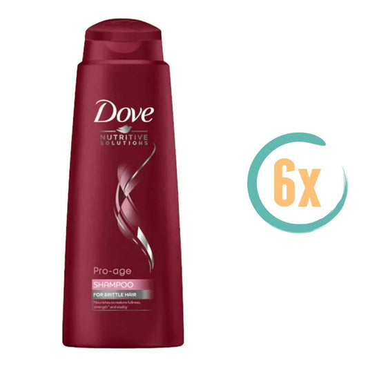 6x Dove Pro Age Shampoo 250ml