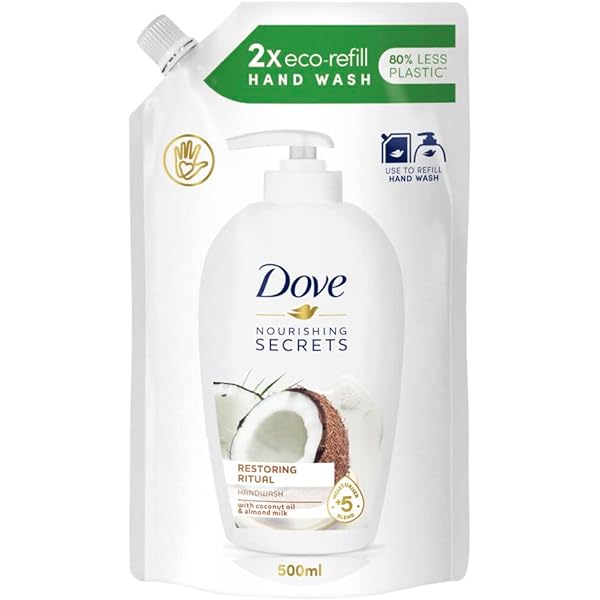 10x Dove Restoring Handzeep Navulling 500ml, VoordeligInslaan.nl