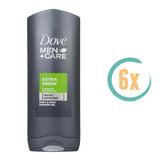 6x Dove Extra Fresh Douchegel 250ml