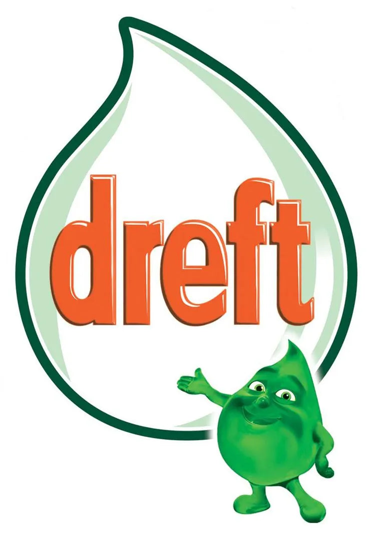 9x Dreft Original Extra Hygiëne Afwasmiddel 1200ml