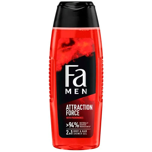 6x Fa Attraction Force 2in1 Douchegel 250ml