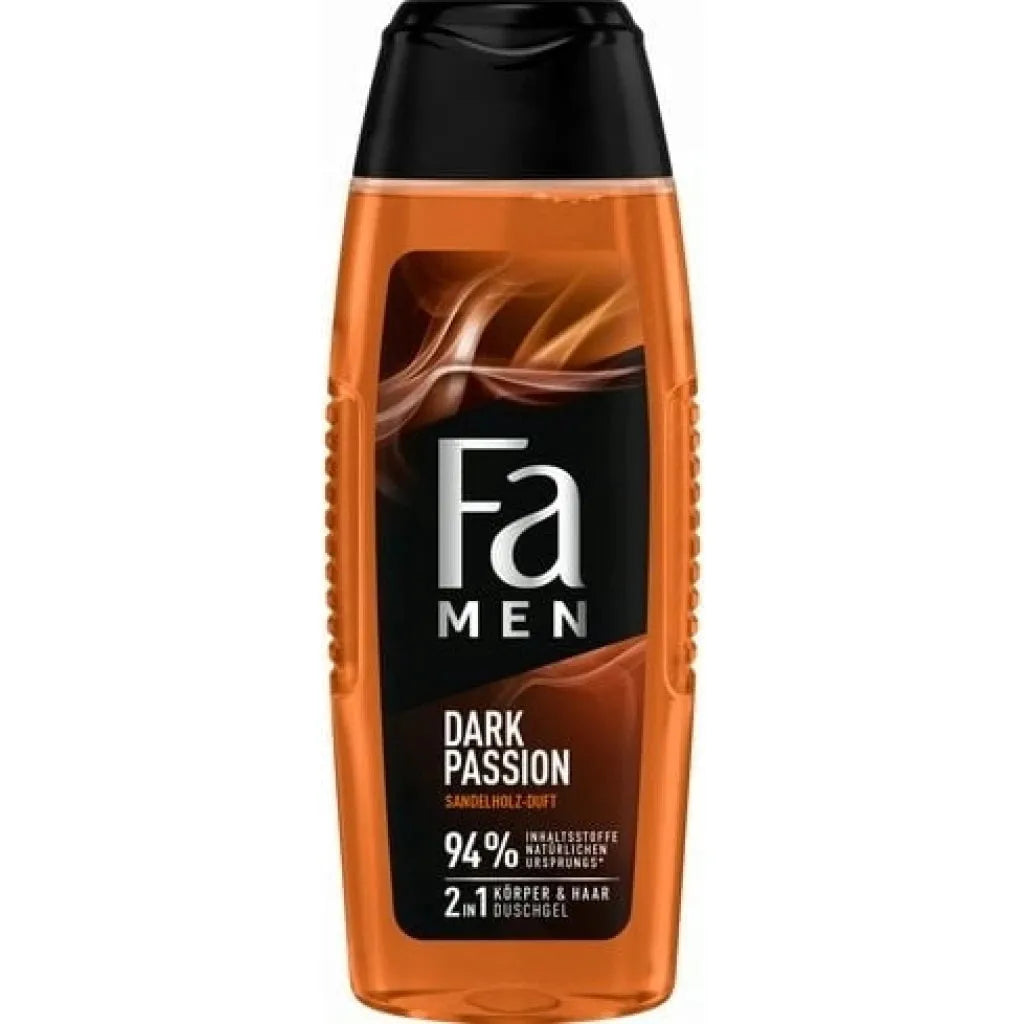 6x Fa Men Dark Passion 2in1 Douchegel 250ml