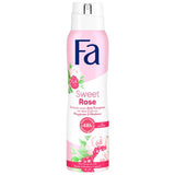 6x Fa Sweet Rose Deospray 150ml, VoordeligInslaan.nl