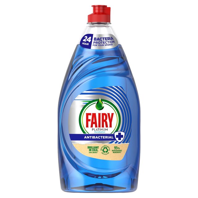 8x Fairy Afwasmiddel Platinum Eucalyptus 820ml