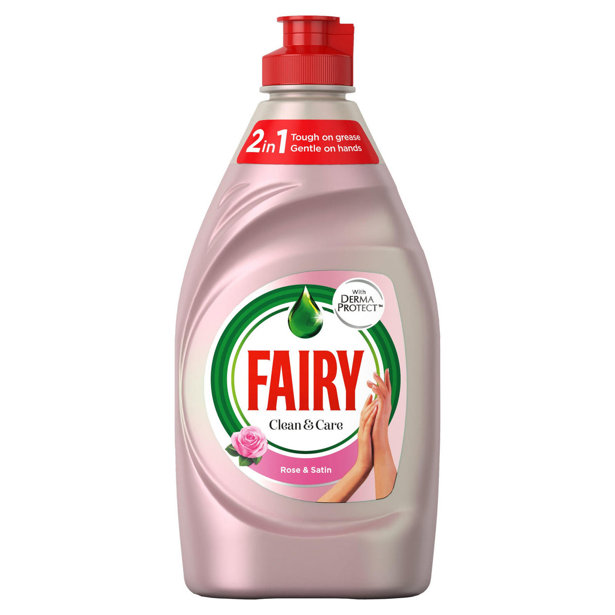 8x Fairy Afwasmiddel Rose & Satin 1015ml