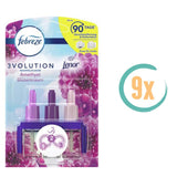 9x Febreze 3Volution Lenor Amethyst Navulling 20ml