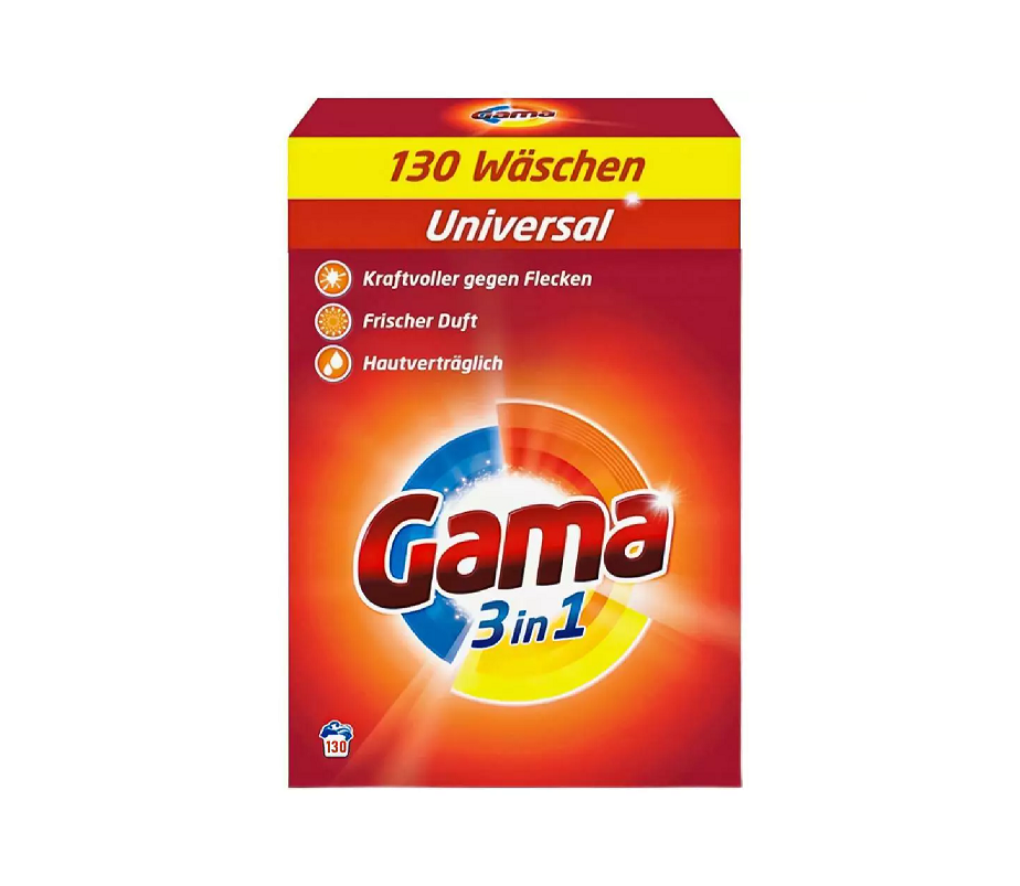 Gama Universal 3in1 Waspoeder 130 wasbeurten