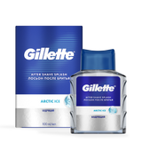 3x Gillette Aftershave Splash Arctic Ice 100ml, VoordeligInslaan.nl