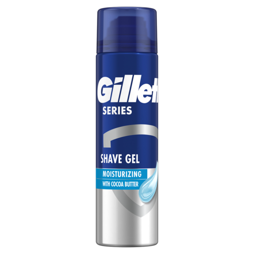 6x Gillette Moisturising Scheergel met Cocoa Butter 200ml