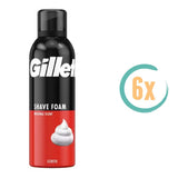 6x Gillette Original Scheerschuim 200ml