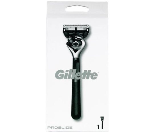 Gillette Proglide Monochrome Scheermes Houder Zwart + Mesje