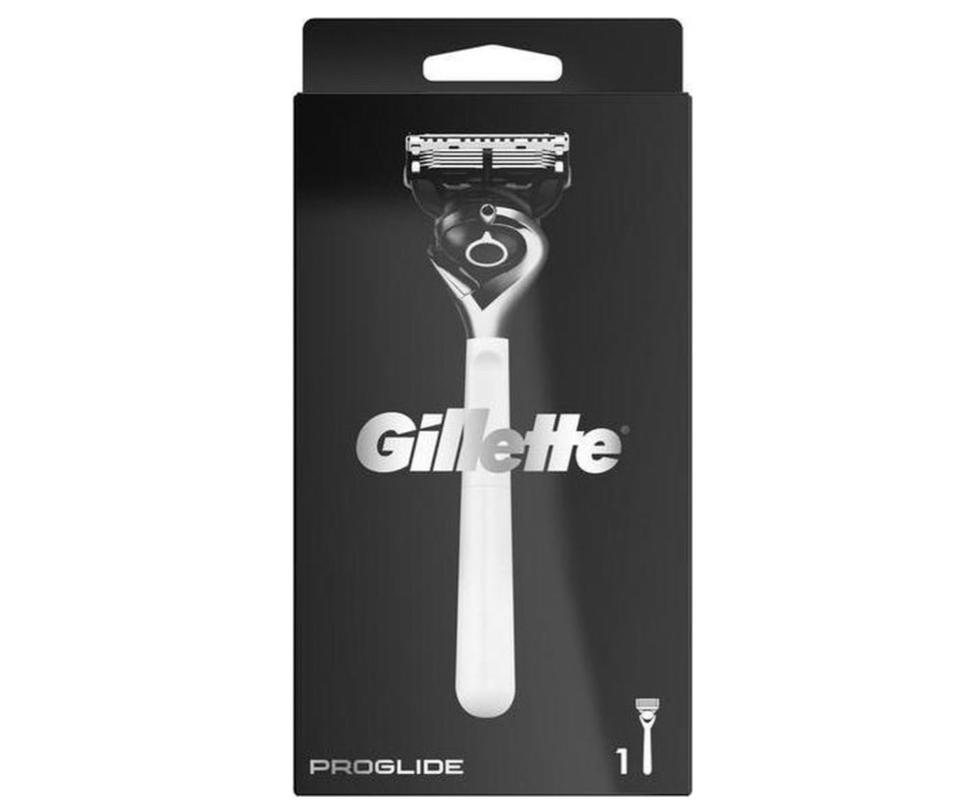 Gillette Proglide Monochrome Scheermes Houder Wit + Mesje