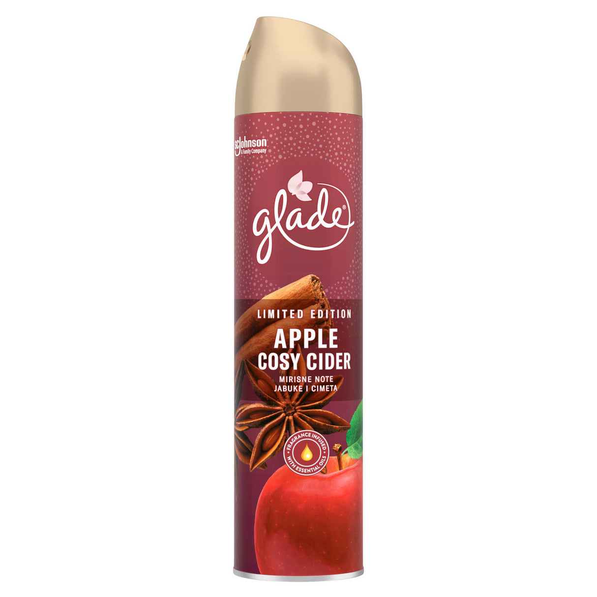 6x Glade Apple Cosy Cider Luchtverfrisserspray 300ml, VoordeligInslaan.nl