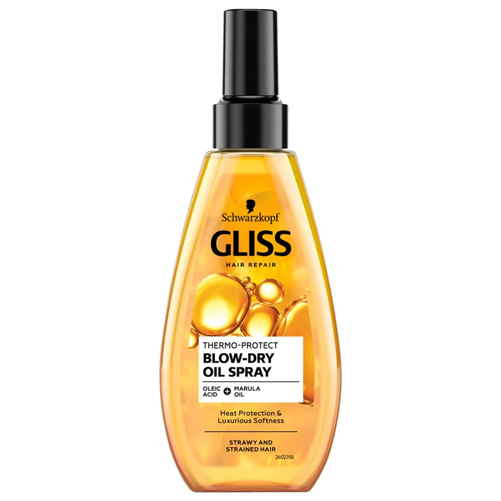 5x Gliss Kur Blow-Dry Oil Spray 150ml