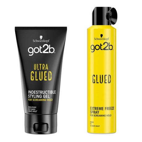 Got2B Ultra Glued Haarstyling Voordeelpakket 2-Delig, VoordeligInslaan.nl