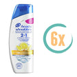 6x Head & Shoulders Citrus Fresh 2in1 Shampoo 270ml, VoordeligInslaan.nl