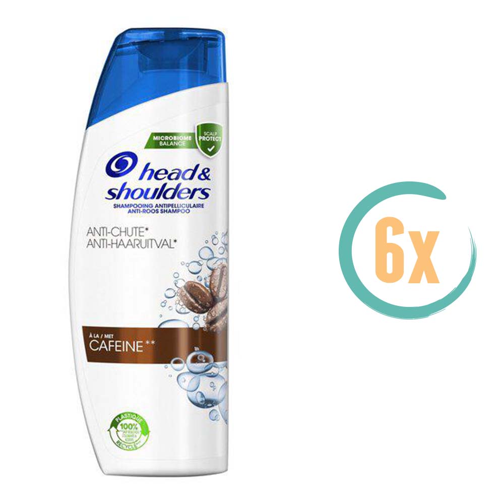 6x Head & Shoulders Anti Haaruitval Shampoo 285ml