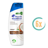 6x Head & Shoulders Intense Hydration Shampoo 285ml