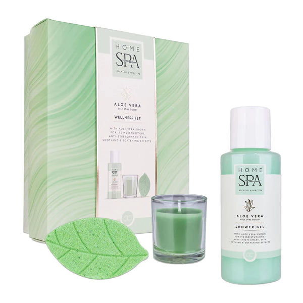 Home Spa Aloë Vera Geschenkset 3-Delig