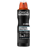 6x L'Oréal MEN Expert Carbon Protect Deospray 150ml, VoordeligInslaan.nl