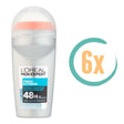 6x L'Oréal MEN Expert Fresh Extreme Deoroller 50ml, VoordeligInslaan.nl