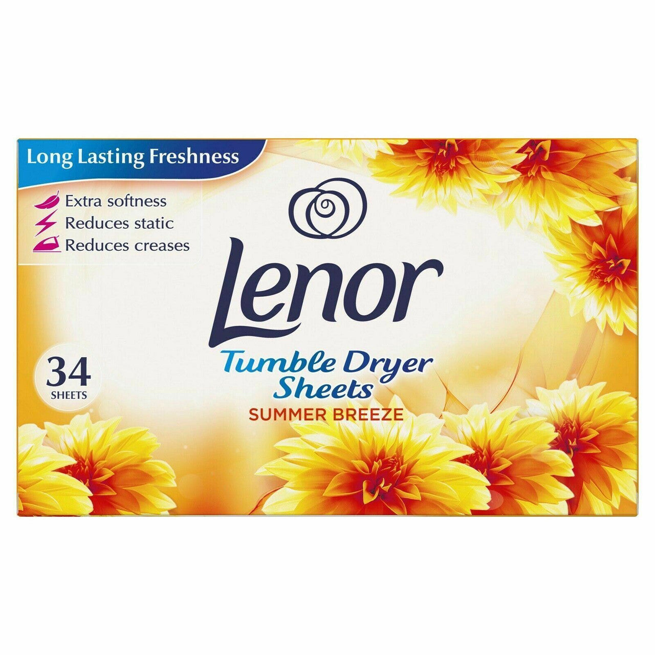 6x Lenor Droogtrommeldoekjes Summer Breeze