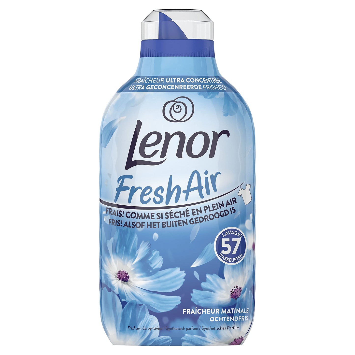 8x Lenor Fresh Air Ochtendfris Wasverzachter 57 Wasbeurten