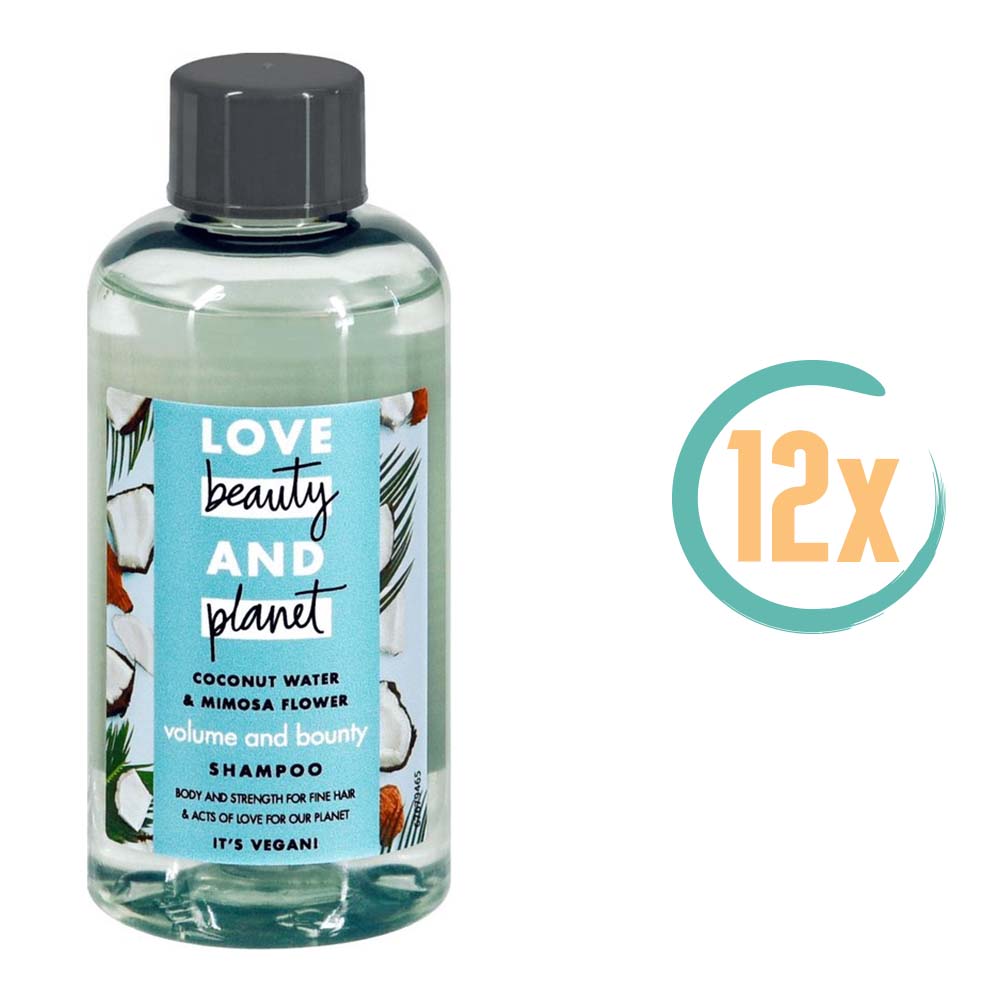 12x Love Beauty and Planet Volume & Bounty Shampoo 100ml