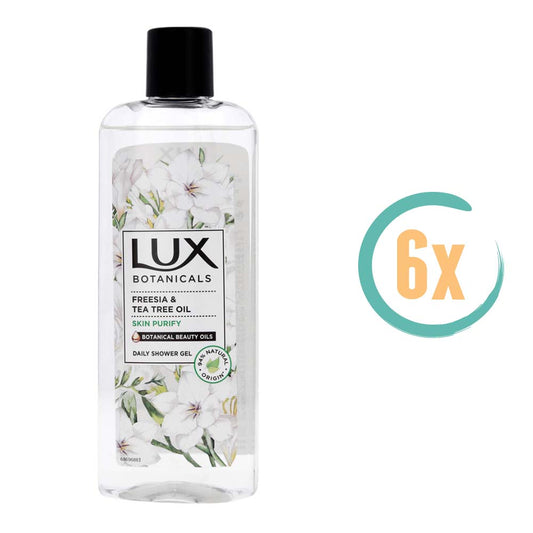 6x Lux Freesia & Tea Tree Oil Douchegel 250ml