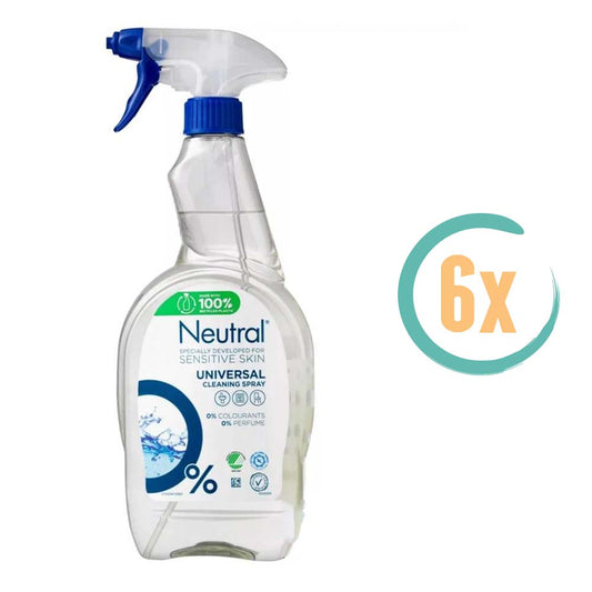 6x Neutral Allesreiniger Spray 750ml