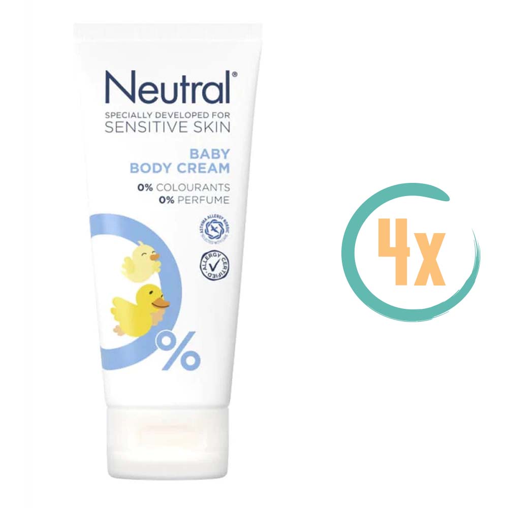 4x Neutral Baby Bodycrème 100ml