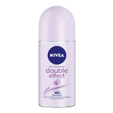 6x Nivea Double Effect Deoroller 50ml, VoordeligInslaan.nl