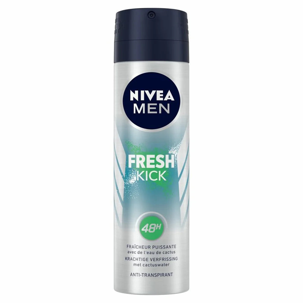 6x Nivea Fresh Kick Deospray 150ml