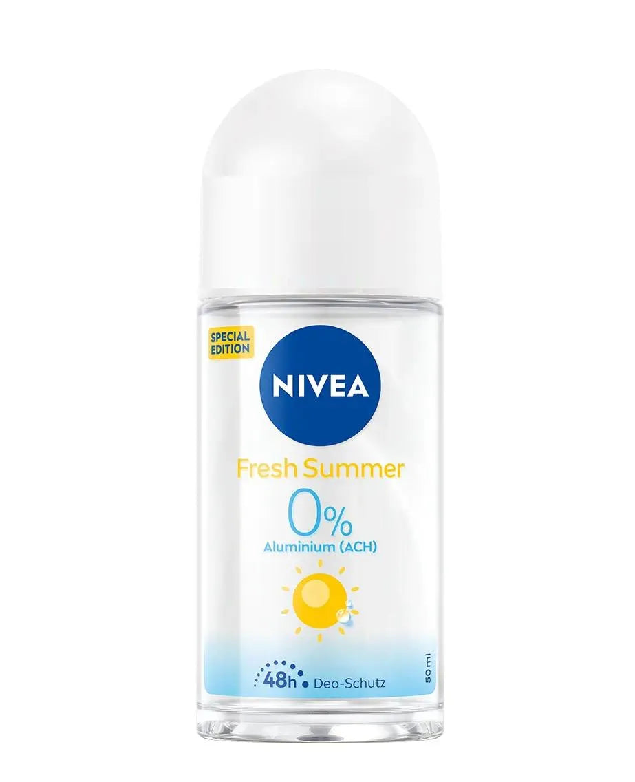 6x Nivea Fresh Summer Deoroller 50ml