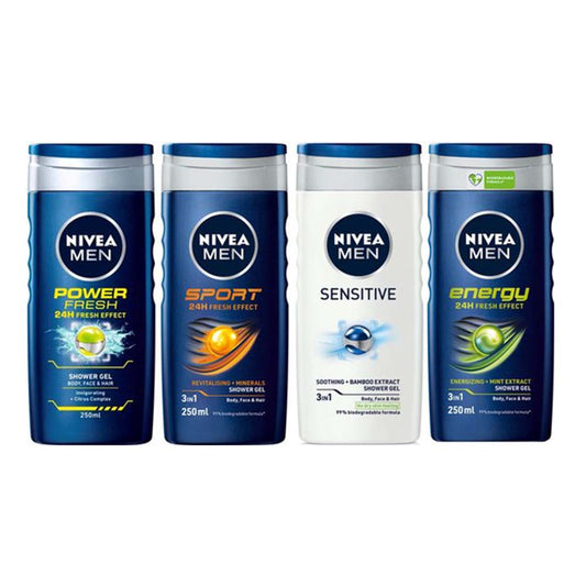 Nivea Men Douchegel Voordeelpakket 4-Delig