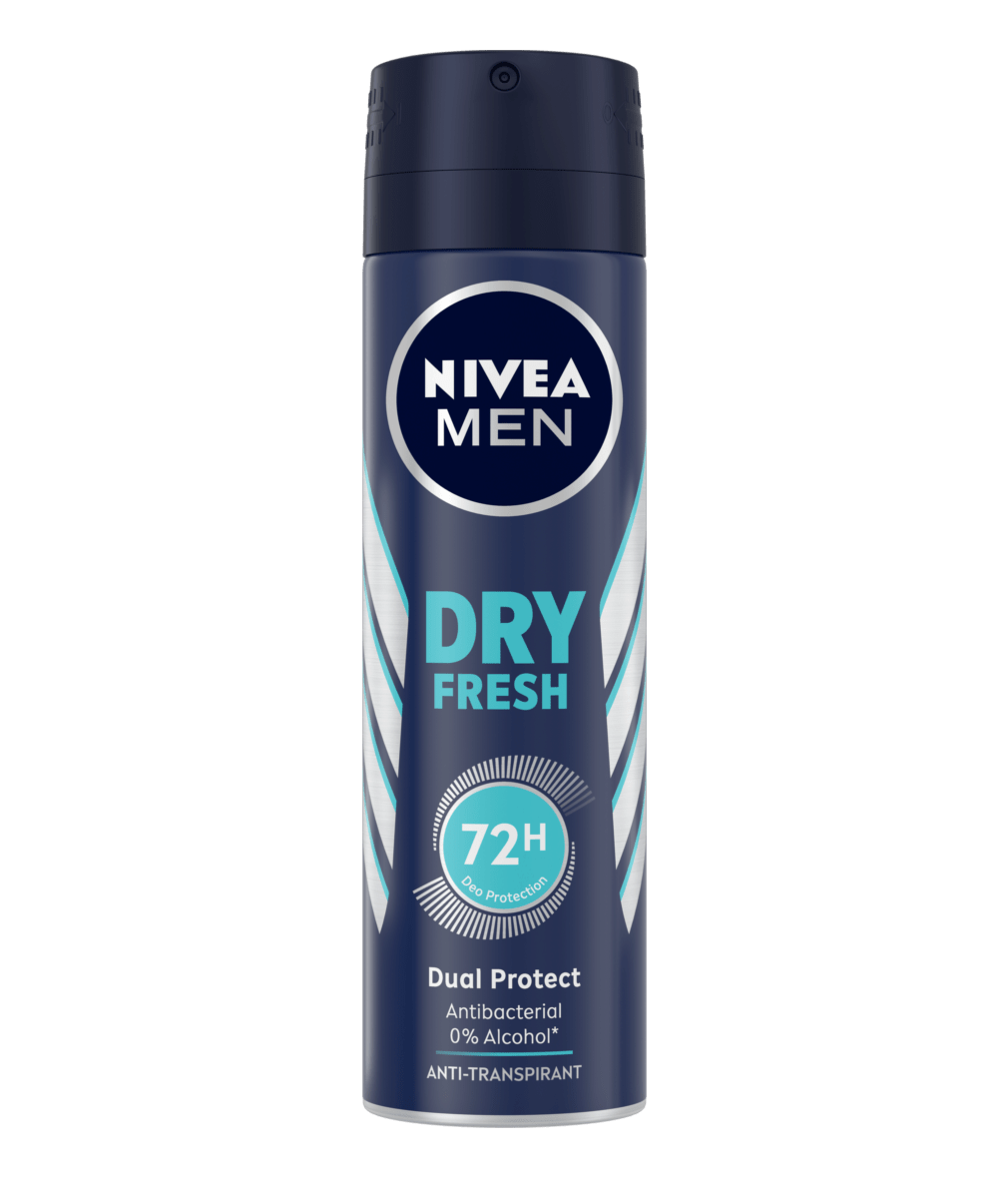 6x Nivea Men Dry Fresh Deospray 150ml, VoordeligInslaan.nl