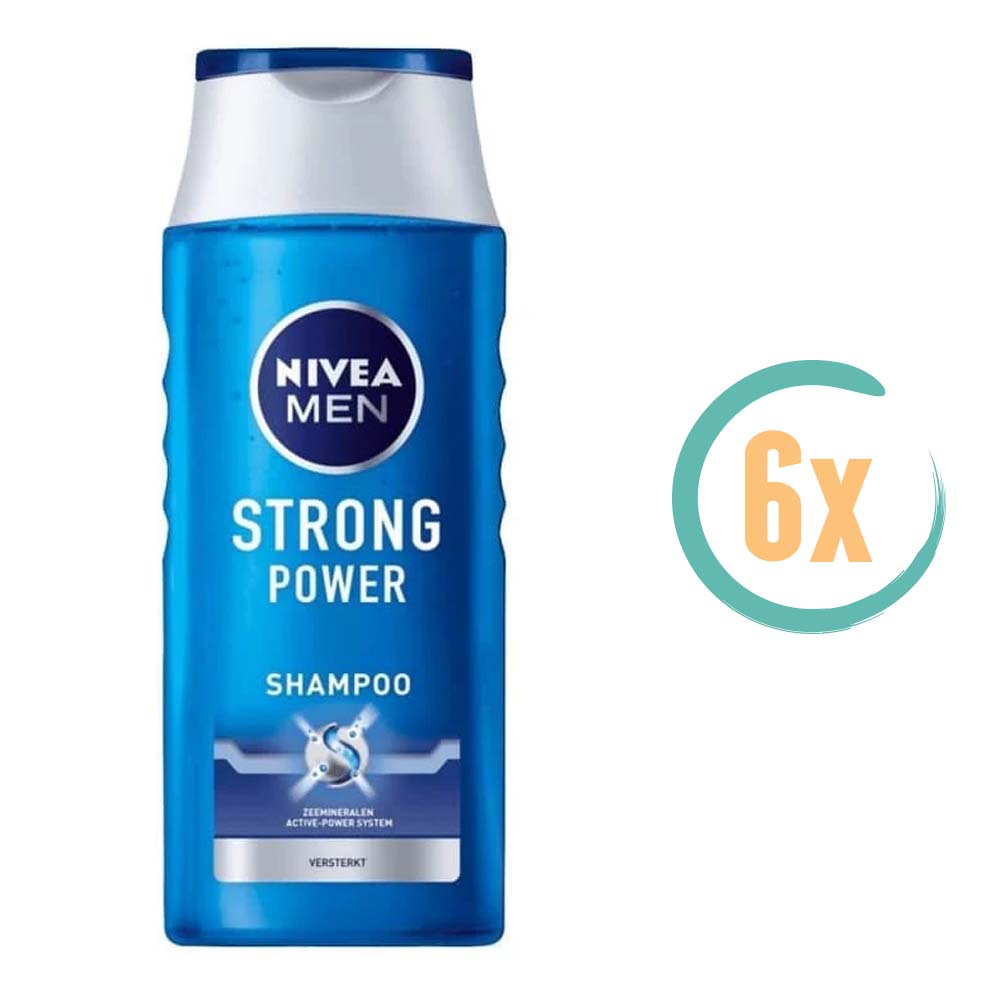 6x Nivea Strong Power Shampoo 250ml