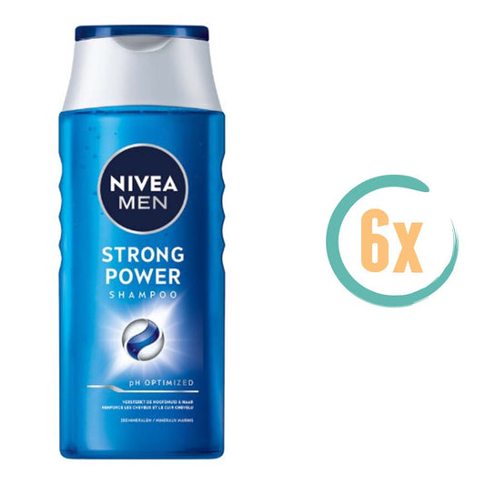 6x Nivea Strong Power Shampoo 250ml