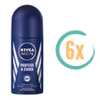 6x Nivea Men Protect & Care Deoroller 50ml, VoordeligInslaan.nl