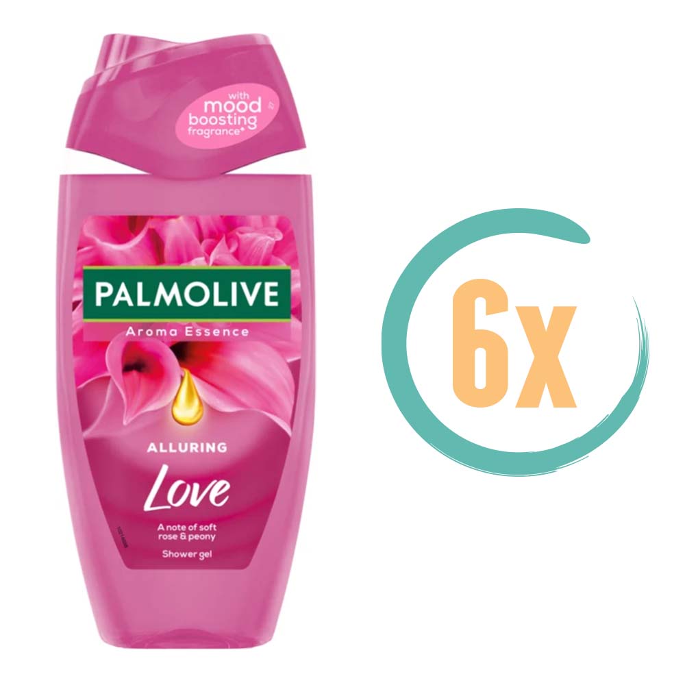 6x Palmolive Alluring Love Douchegel 250ml, VoordeligInslaan.nl