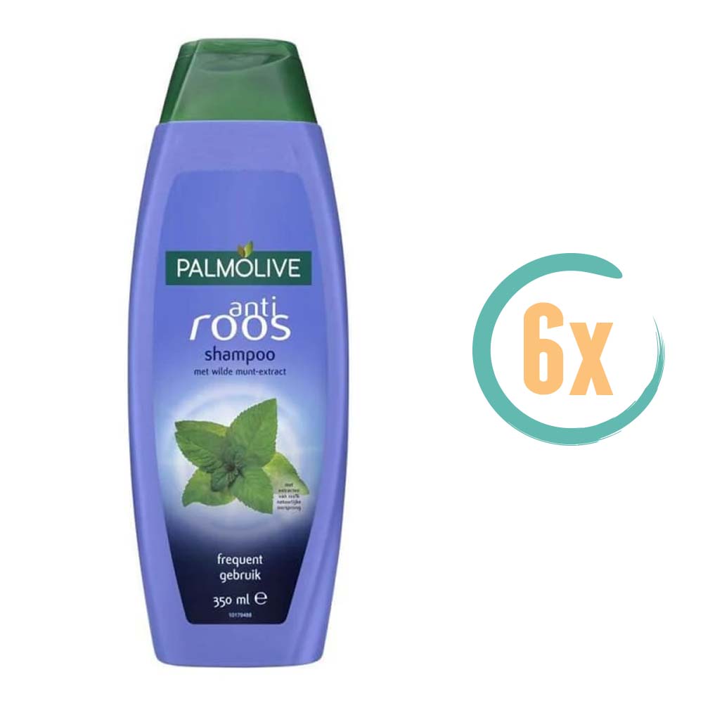 6x Palmolive Anti Roos Shampoo 350ml