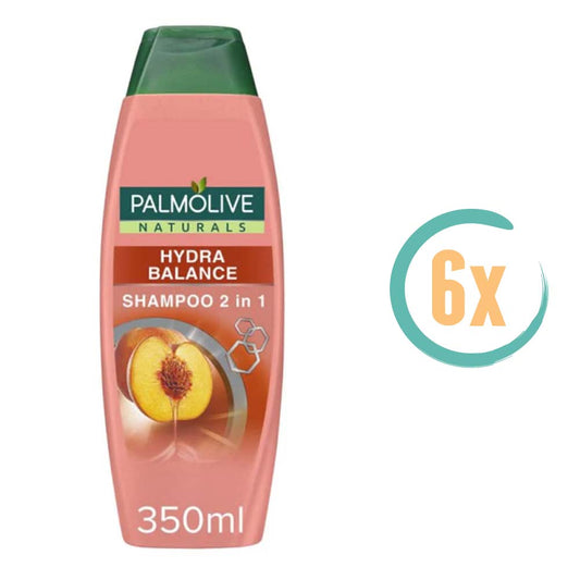 6x Palmolive Hydra Balance 2in1 Shampoo & Conditioner 350ml