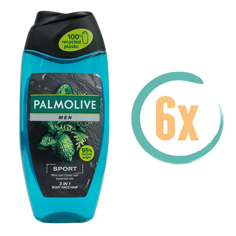 6x Palmolive Men Sport Douchegel 250ml, VoordeligInslaan.nl