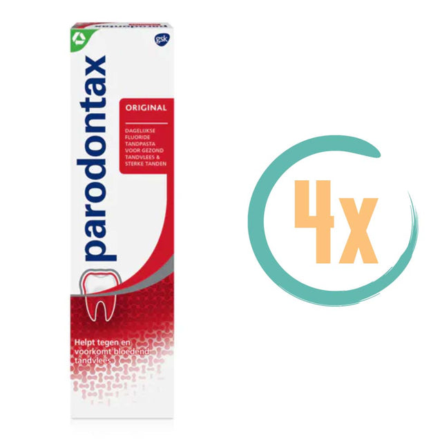 4x Parodontax Tandpasta Original 75ml, VoordeligInslaan.nl