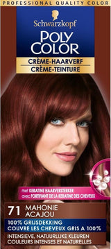 3x Poly Color Creme Haarverf 71 Mahonie, VoordeligInslaan.nl