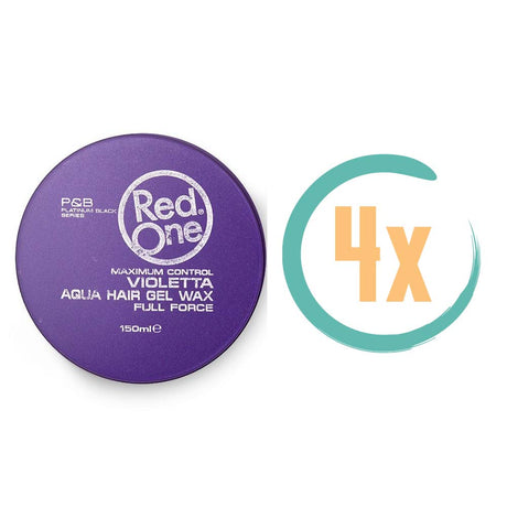 4x Red One Haarwax Violet 150ml, VoordeligInslaan.nl