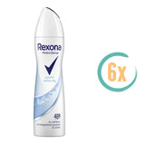 6x Rexona Cotton Dry Deospray 150ml