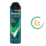 6x Rexona Quantum Dry 72H Deospray 150ml