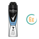 6x Rexona Invisible Ice Fresh Deospray 150ml