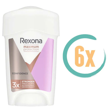 6x Rexona Maximum Protection Confidence Deostick 45ml, VoordeligInslaan.nl